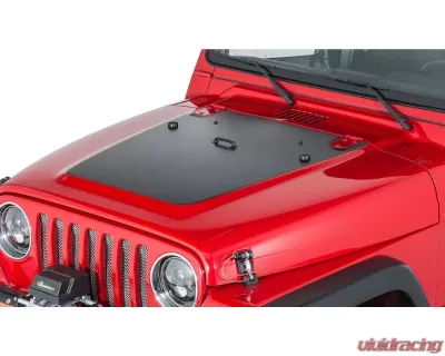 Quadratec Premium Vinyl Hood Blackout Decal Jeep Wrangler TJ | Wrangler Unlimited LJ 1997-2006 - 13135 1100